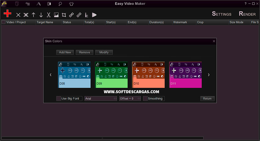 Características de Easy Video Maker Platinum Full