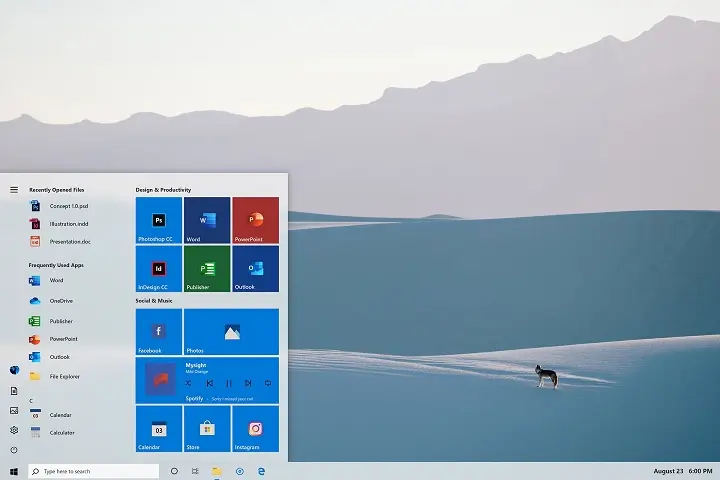 Nuevas características de Windows 10 19H1 AIO 1903