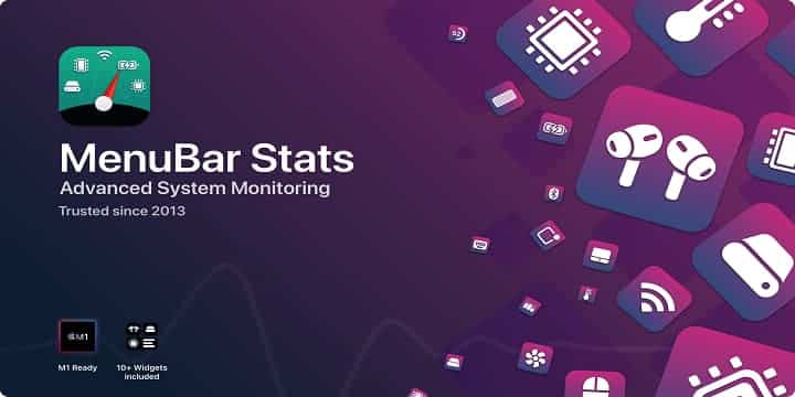 MenuBar Stats 3.8.5 Monitor avanzado del sistema MacOS
