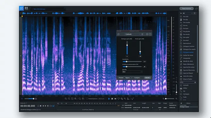 Novedades de iZotope RX 9 Audio Editor Advanced
