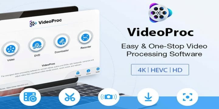 VideoProc Converter 4.8 Descargador de video convertidor